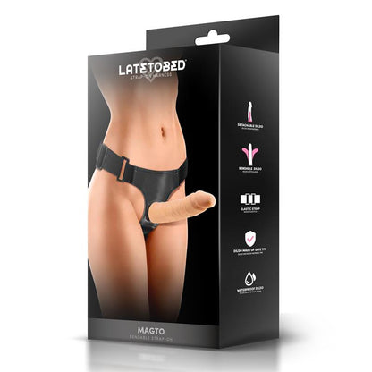 HARNESS COLLECTION LATETOBED - MAGTO ARNÉS CON DILDO REALISTA ARTICULADO