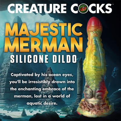 CREATURE COCKS - MAJESTIC MERMAN DILDO SILICONA