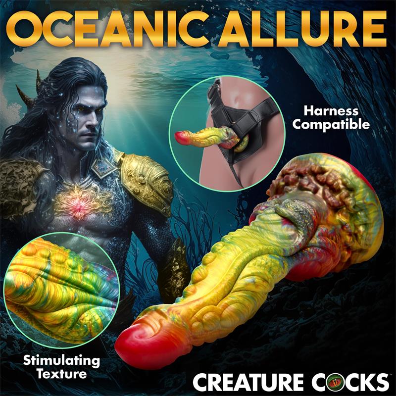 CREATURE COCKS - MAJESTIC MERMAN DILDO SILICONA