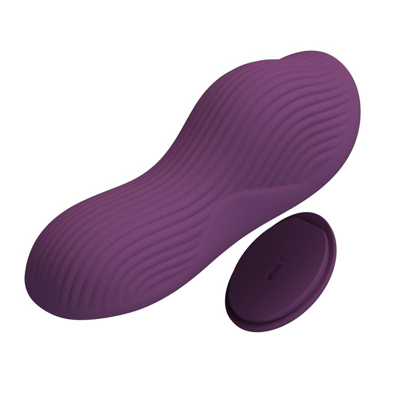 PRETTYLOVE - MANE VIBRADOR DE BRAGUITA CON APP PÚRPURA