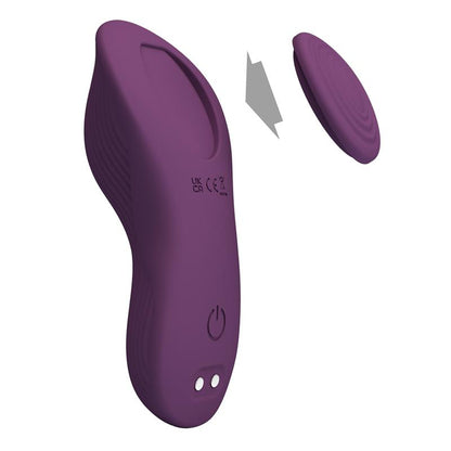 PRETTYLOVE - MANE VIBRADOR DE BRAGUITA CON APP PÚRPURA