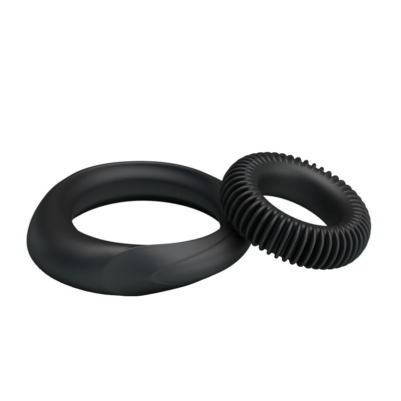 BAILE - MANHOOD SET DE 2 ANILLO PARA EL PENE