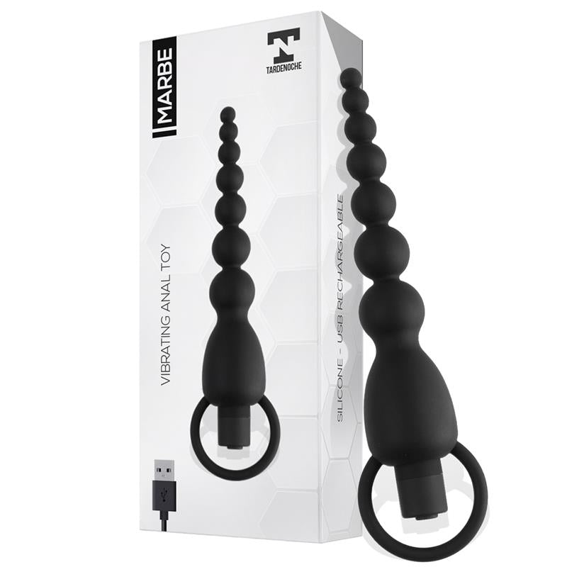 TARDENOCHE - MARBE CADEIA ANAL COM VIBRAÇÃO USB SILICONE