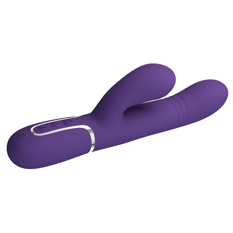 PRETTYLOVE - MARIANA VIBRADOR 4 EN 1 SILICONA MORADO