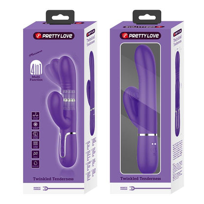 PRETTYLOVE - MARIANA VIBRADOR 4 EN 1 SILICONA MORADO