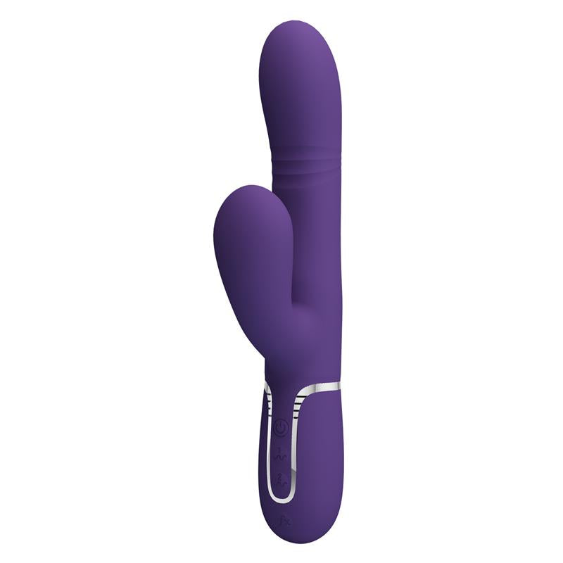 PRETTYLOVE - MARIANA VIBRADOR 4 EN 1 SILICONA MORADO