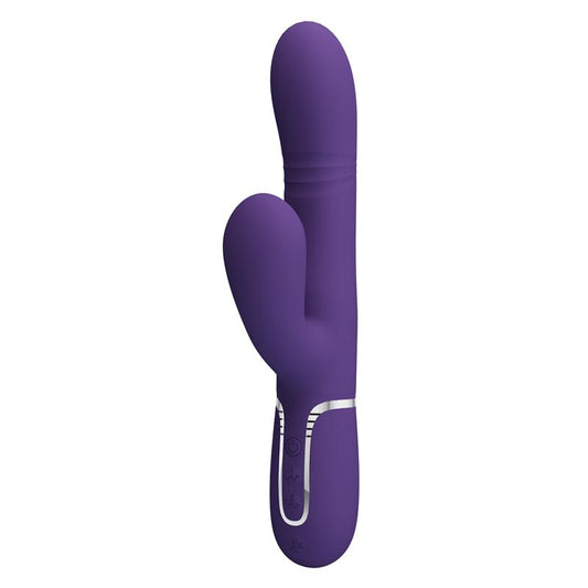 PRETTYLOVE - MARIANA VIBRADOR 4 EN 1 SILICONA MORADO