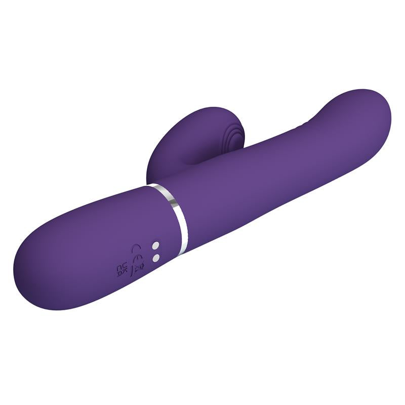 PRETTYLOVE - MARIANA VIBRADOR 4 EN 1 SILICONA MORADO
