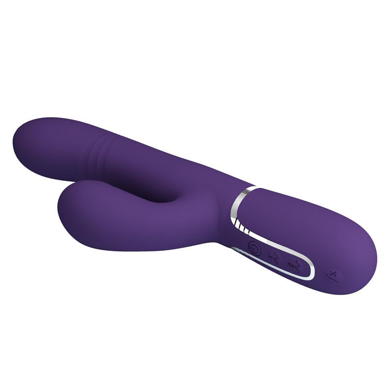 PRETTYLOVE - MARIANA VIBRADOR 4 EN 1 SILICONA MORADO