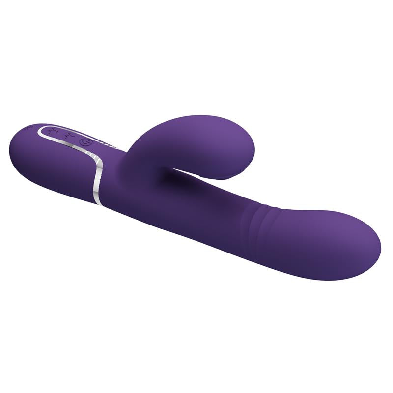 PRETTYLOVE - MARIANA VIBRADOR 4 EN 1 SILICONA MORADO