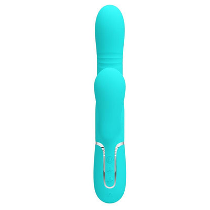 PRETTYLOVE - MARIANA VIBRADOR 4 EN 1 SILICONA TURQUESA