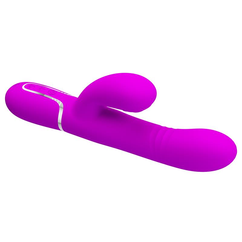 PRETTYLOVE - MARIANA VIBRADOR 4EN1 SILICONA FUCSIA