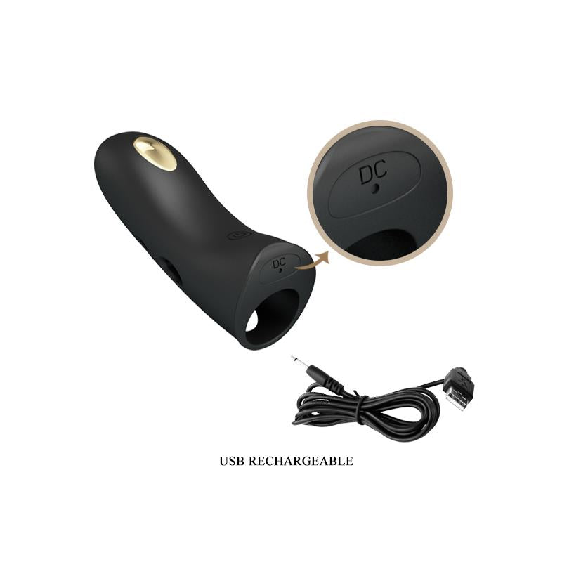 PRETTYLOVE - MARICO DEDAL CON VIBRACIÓN Y ELECTRO SHOCK GOLD 18K