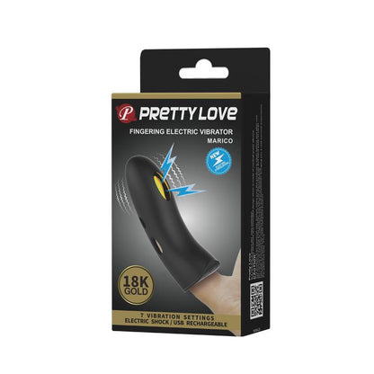 PRETTYLOVE - MARICO DEDAL CON VIBRACIÓN Y ELECTRO SHOCK GOLD 18K