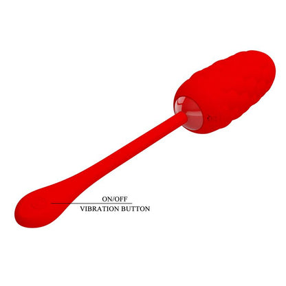 PRETTYLOVE - MARINA HUEVO VIBRADOR ROJO