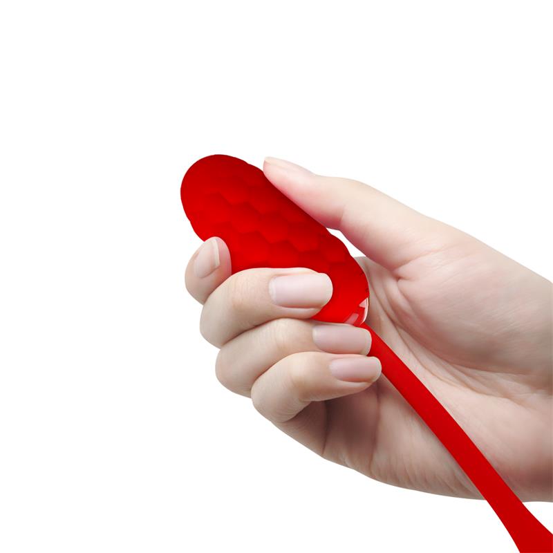 PRETTYLOVE - MARINA HUEVO VIBRADOR ROJO