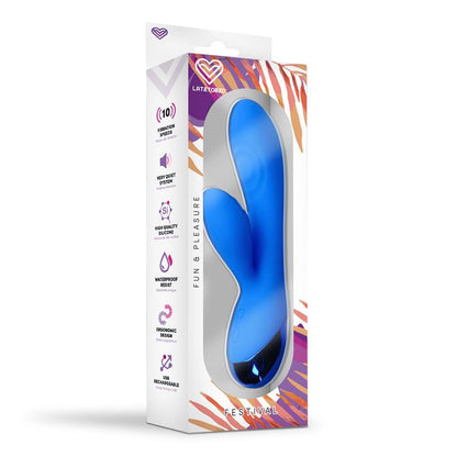 FESTIVAL - MARNA VIBRADOR USB AZUL