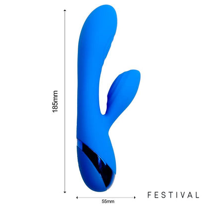 FESTIVAL - MARNA VIBRADOR USB AZUL