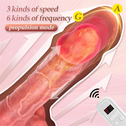XISE - MARSHALL DILDO CON THRUSTING Y VIBRACIÓN 8