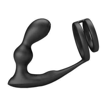 PRETTYLOVE - MARSHALL PLUG ANAL CON VIBRACIÓN Y ANILLO PARA EL PENE Y TESTÍCULOS