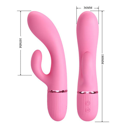 PRETTYLOVE - MARSKI VIBRADOR CON RABBIT PUNTO G ROSA