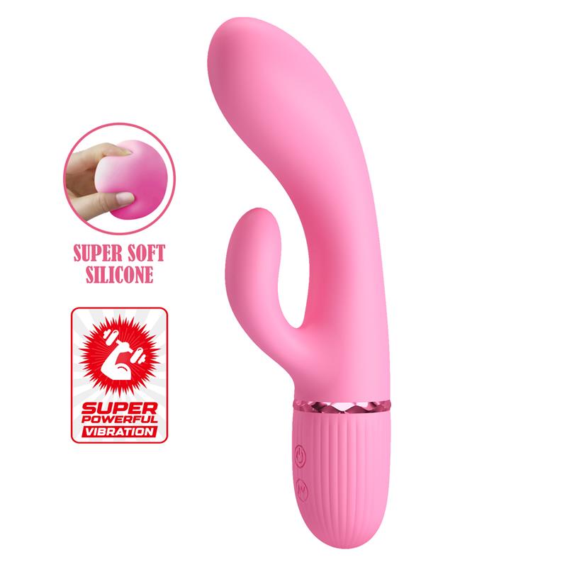 PRETTYLOVE - MARSKI VIBRADOR CON RABBIT PUNTO G ROSA
