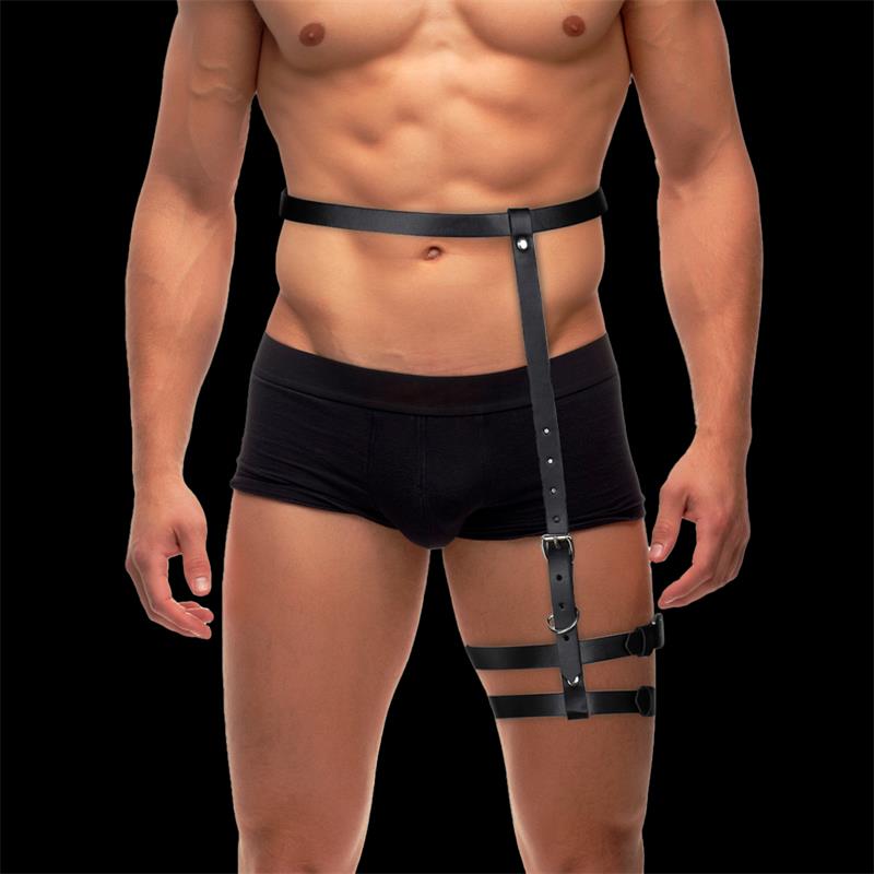 INTOYOU BDSM LINE - MARTIN ARNÉS PARA PIERNA Y CINTURA AJUSTABLE