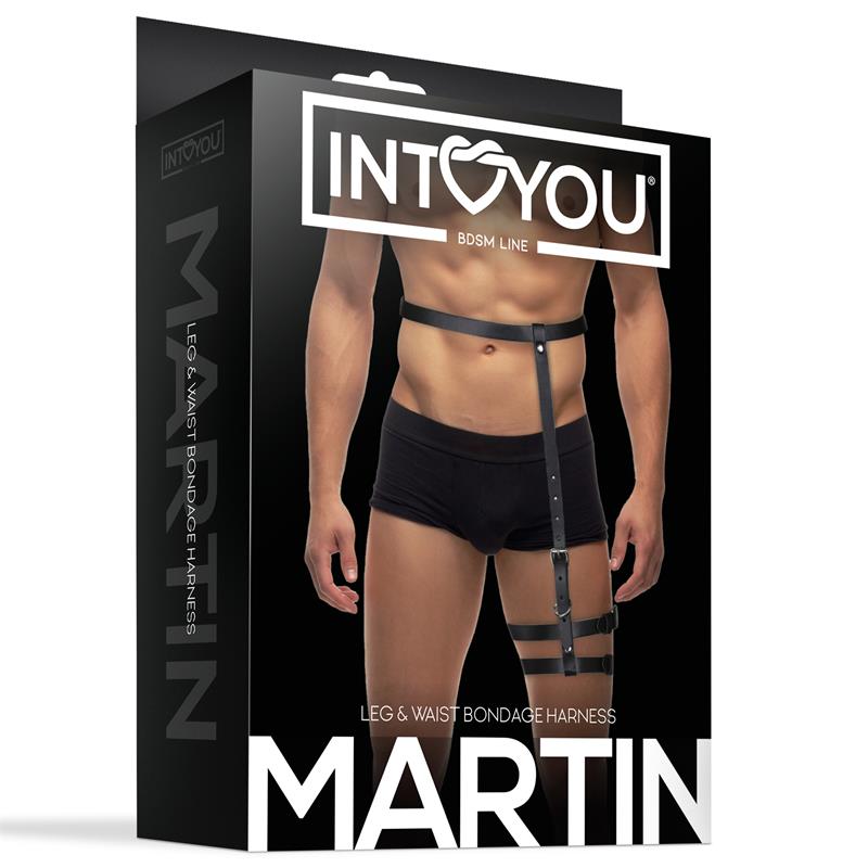 INTOYOU BDSM LINE - MARTIN ARNÉS PARA PIERNA Y CINTURA AJUSTABLE