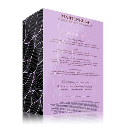 MARTINELLA - LENGUA ESTIMULADORA CLÍTORIS Y HUEVO CON THRUSTING