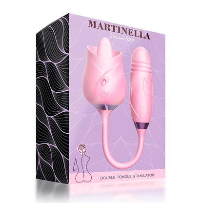 MARTINELLA - LENGUA ESTIMULADORA CLÍTORIS Y HUEVO CON THRUSTING