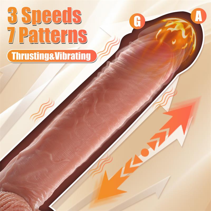 XISE - MARVIN DILDO CON THRUSTING Y VIBRACIÓN 8.07
