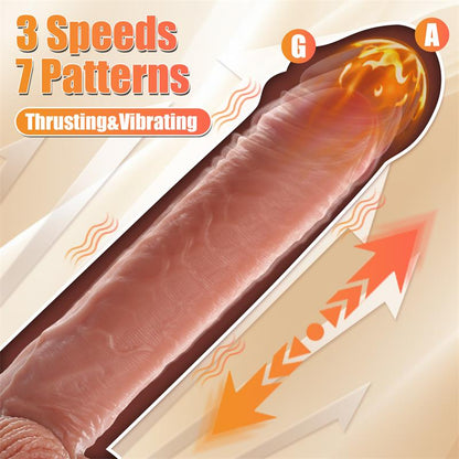XISE - MARVIN DILDO CON THRUSTING Y VIBRACIÓN 8.07