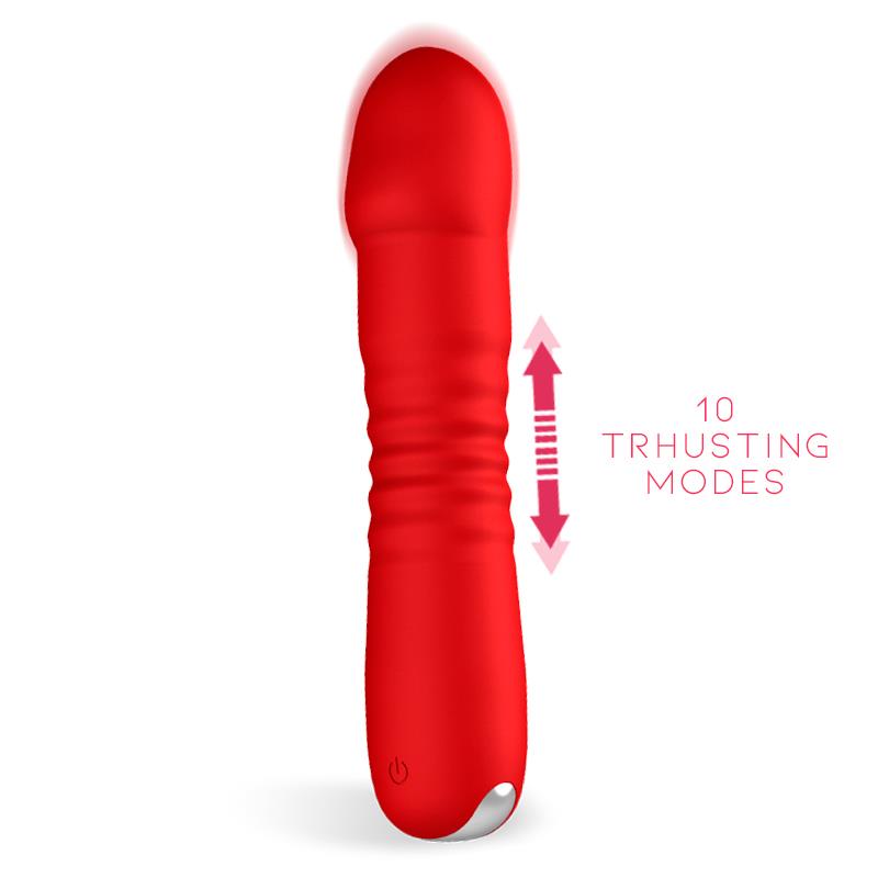 INTOYOU - MARYGOLD ESTIMULADOR CON MOVIMIENTO THRUSTING UP & DOWN  USB SILICONA