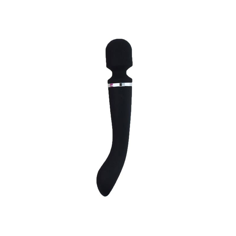 MOOVE - MASAJEADOR 2 EN 1 SILICONA NEGRO