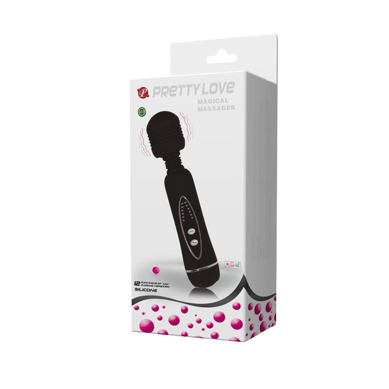 PRETTYLOVE - MASAJEADOR MAGICAL MASSAGER COLOR NEGRO