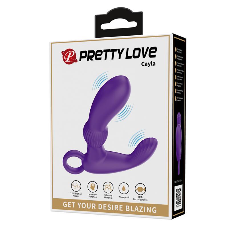 PRETTYLOVE - MASAJEADOR PROSTATICO CAYLA ROSA