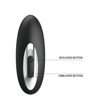 MR PLAY - MASAJEADOR PROSTÁTICO CON VIBRACIÓN Y BOLAS ROTADORAS