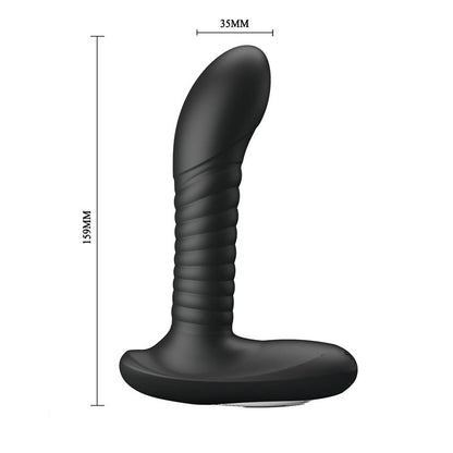 MR PLAY - MASAJEADOR PROSTÁTICO CON VIBRACIÓN Y BOLAS ROTADORAS
