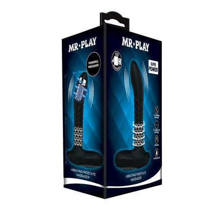 MR PLAY - MASAJEADOR PROSTÁTICO CON VIBRACIÓN Y BOLAS ROTADORAS