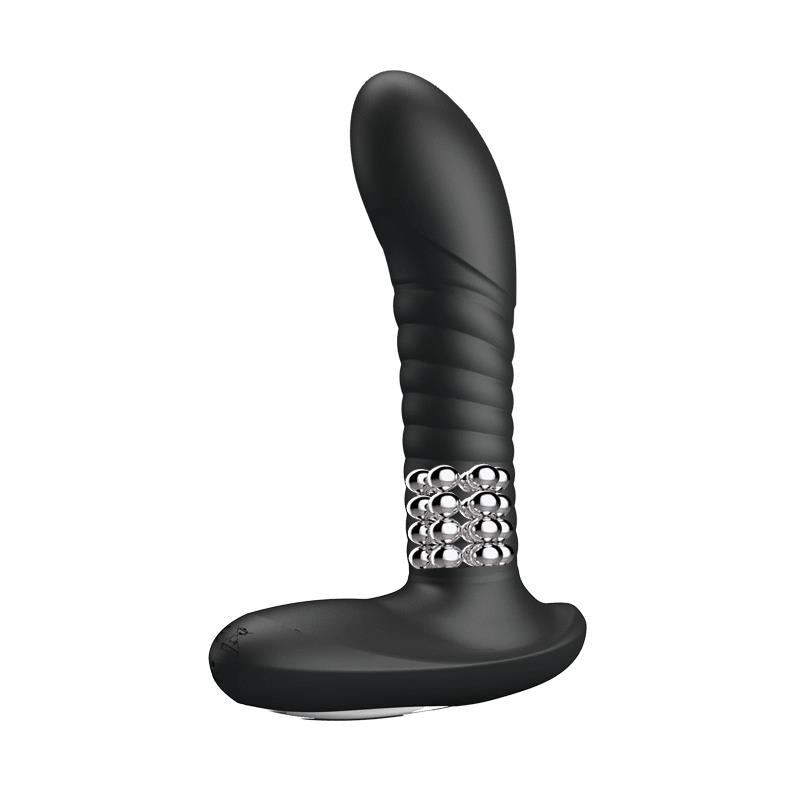 MR PLAY - MASAJEADOR PROSTÁTICO CON VIBRACIÓN Y BOLAS ROTADORAS