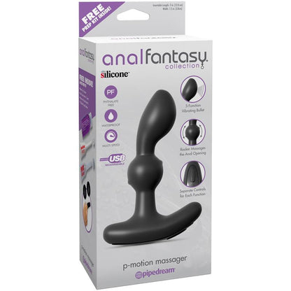 ANAL FANTASY COLLECT. - MASAJEADOR PROSTÁTICO P-MOTION NEGRO