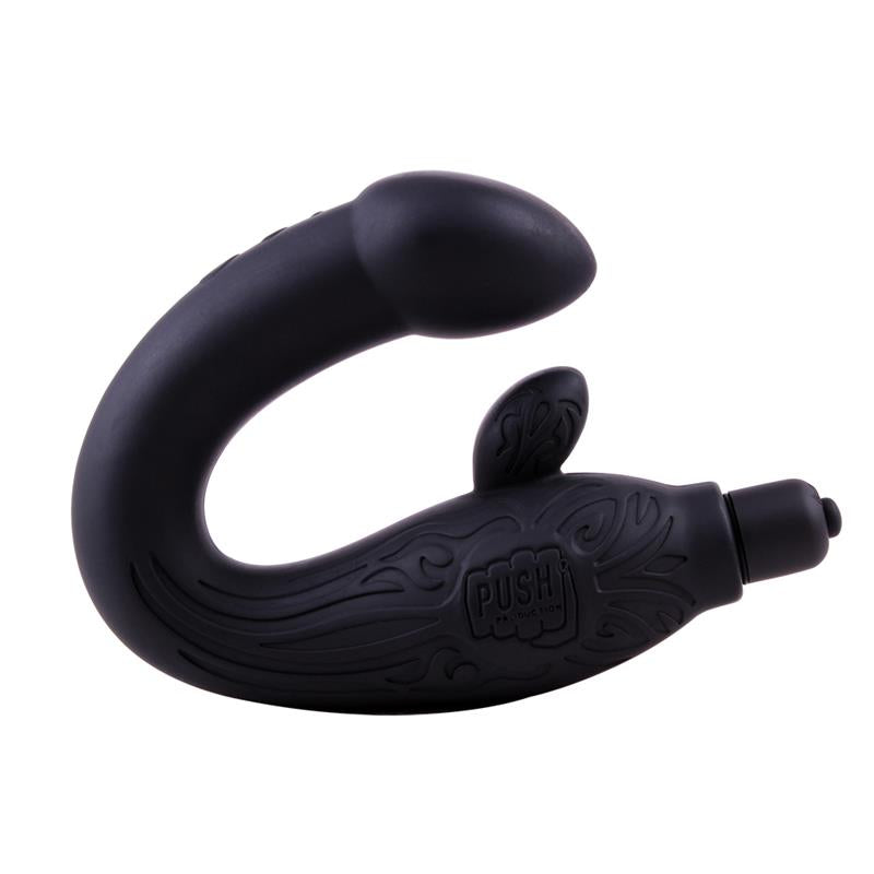 CHISA - MASAJEADOR PROSTÁTICO SILICONA 29 CM NEGRO
