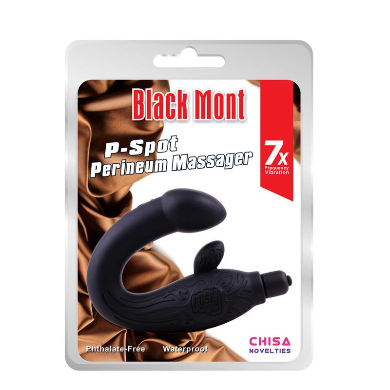 CHISA - MASAJEADOR PROSTÁTICO SILICONA 29 CM NEGRO