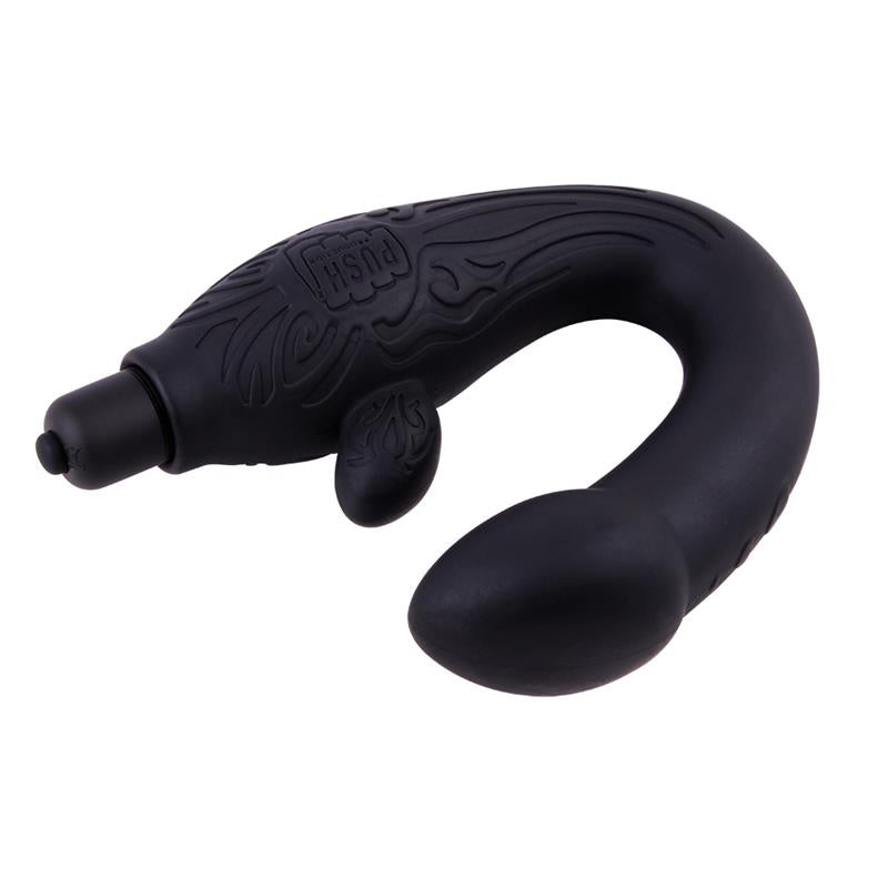 CHISA - MASAJEADOR PROSTÁTICO SILICONA NEGRO