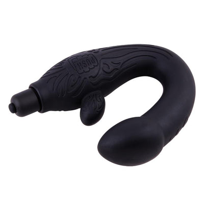 CHISA - MASAJEADOR PROSTÁTICO SILICONA NEGRO