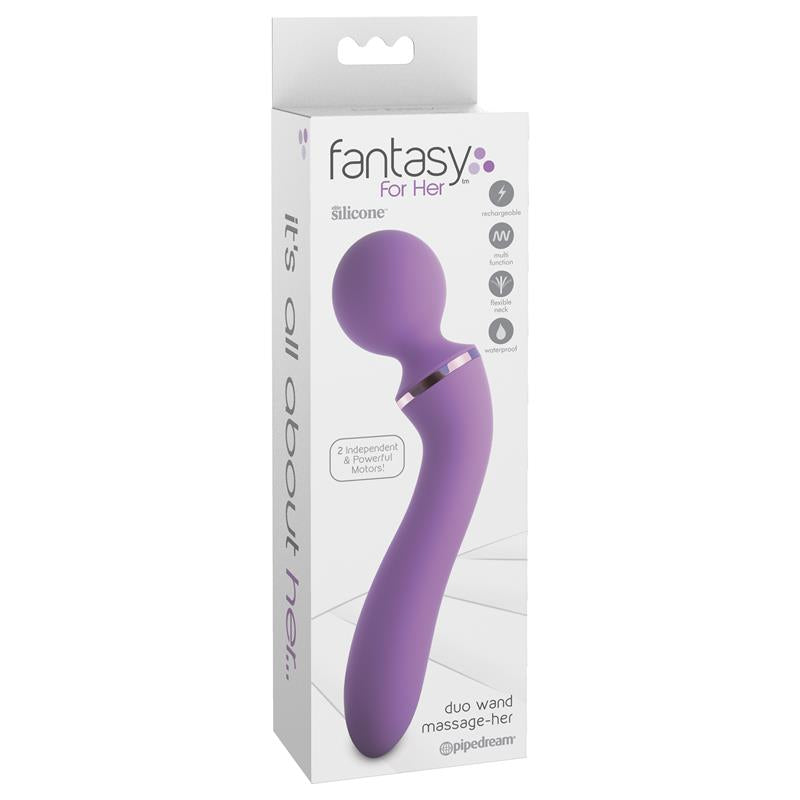 FANTASY FOR HER - MASAJEADOR SILICONA USB 19.6 CM