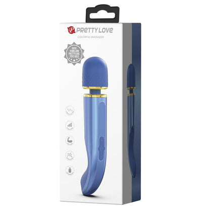 PRETTYLOVE - MASAJEADOR USB SILICONA AZUL