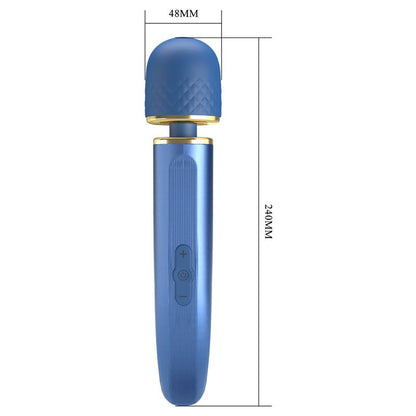 PRETTYLOVE - MASAJEADOR USB SILICONA AZUL