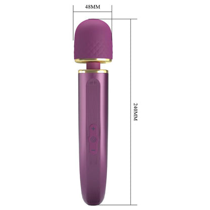 PRETTYLOVE - MASAJEADOR USB SILICONA PÚRPURA