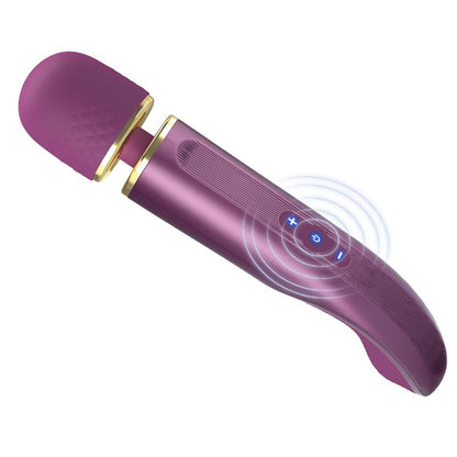 PRETTYLOVE - MASAJEADOR USB SILICONA PÚRPURA